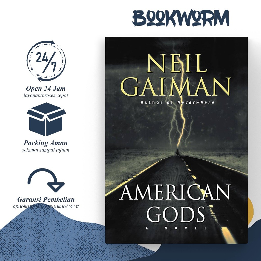 American Gods (American Gods, #1) by Neil Gaiman (English)