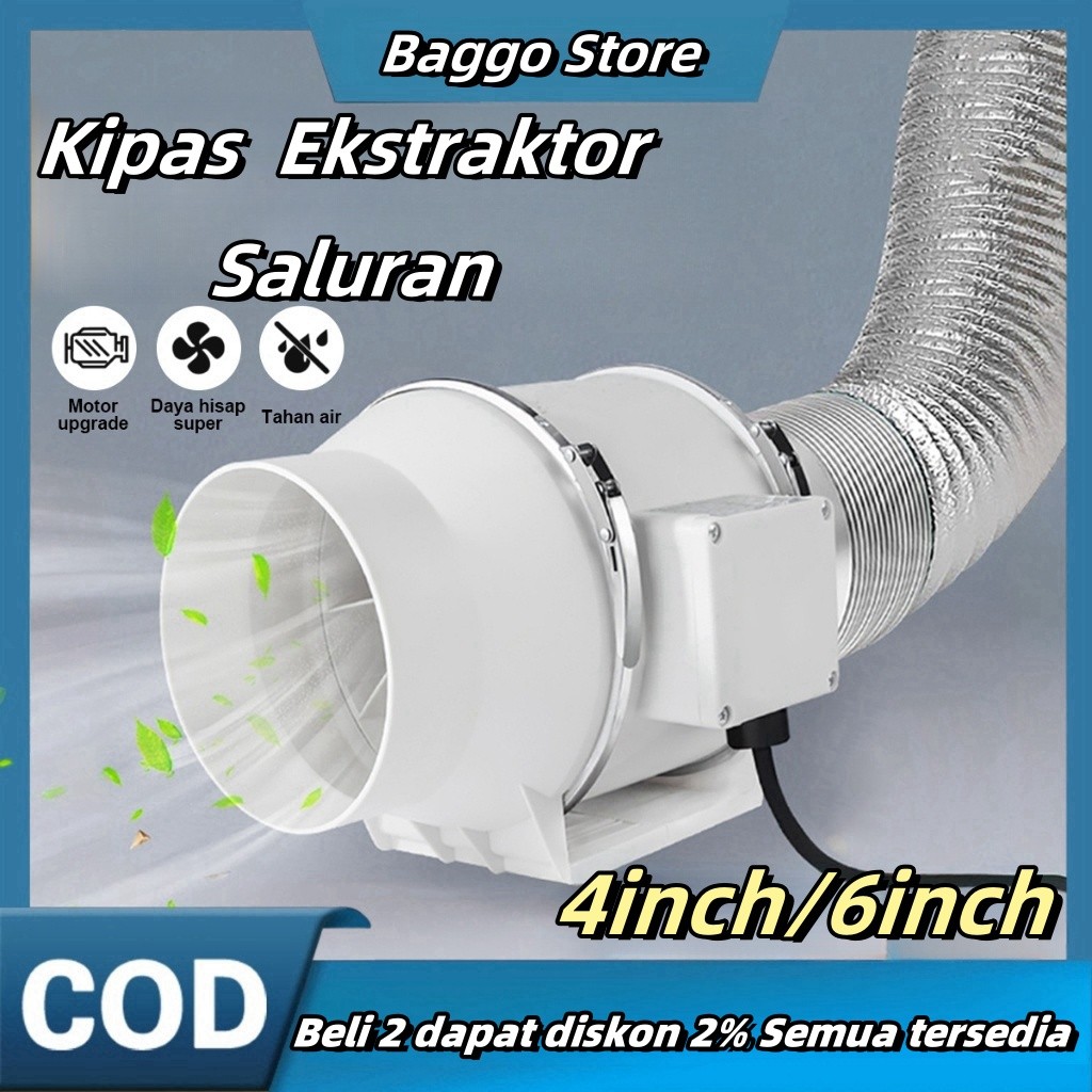 Exhaust Fan Dinding/ Ekstraktor Kipas/Ekstraktor Kipas Saluran Sebaris Blower Blower Ventilasi Venti