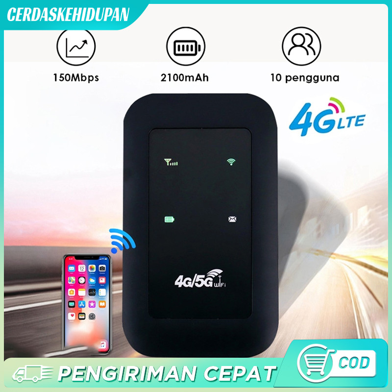 Wireless Router Modem Wifi 2100mAh Mifi Telkomsel 5G 150Mbps UNLOCK ALL OPERATOR / Wifi portabel / M