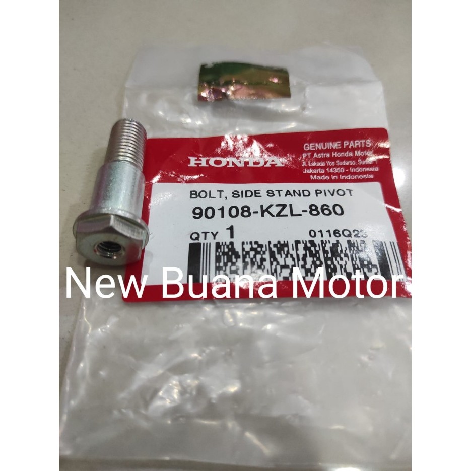 Baut Standar Samping PCX Scoopy Vario 125 Vario 150 90108KZL860 berkualitas