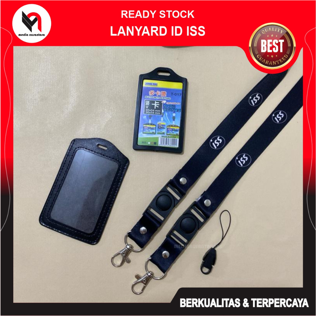 

Tali ID Card ISS Lanyard Printing 2 Sisi