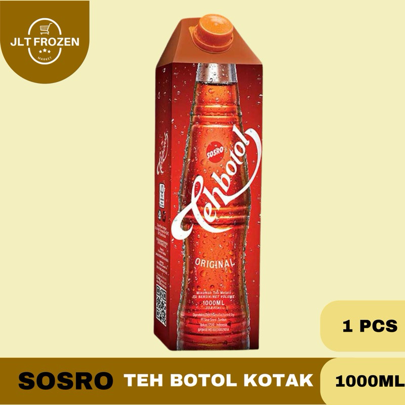 

Teh Botol Sosro 1L Kemasan Kotak / Teh sosro