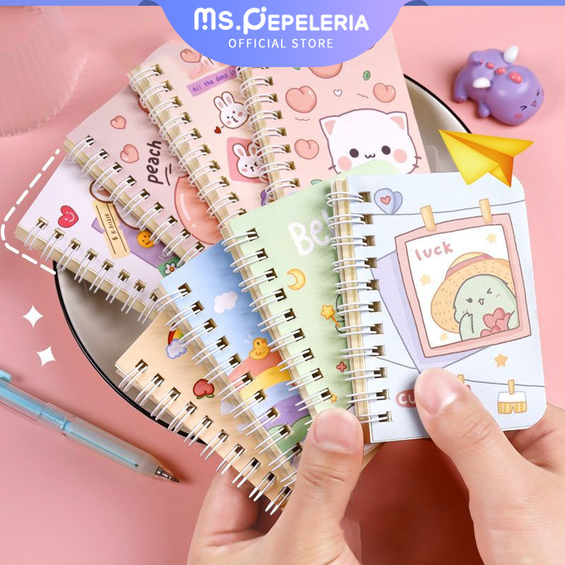 

[COD] notebook mini A7/buku tulis/Buku Kecil Catatan Scrapbook/Sekolah Anak Kartun Stationery 80 Lembar-Ms.Pepeleri