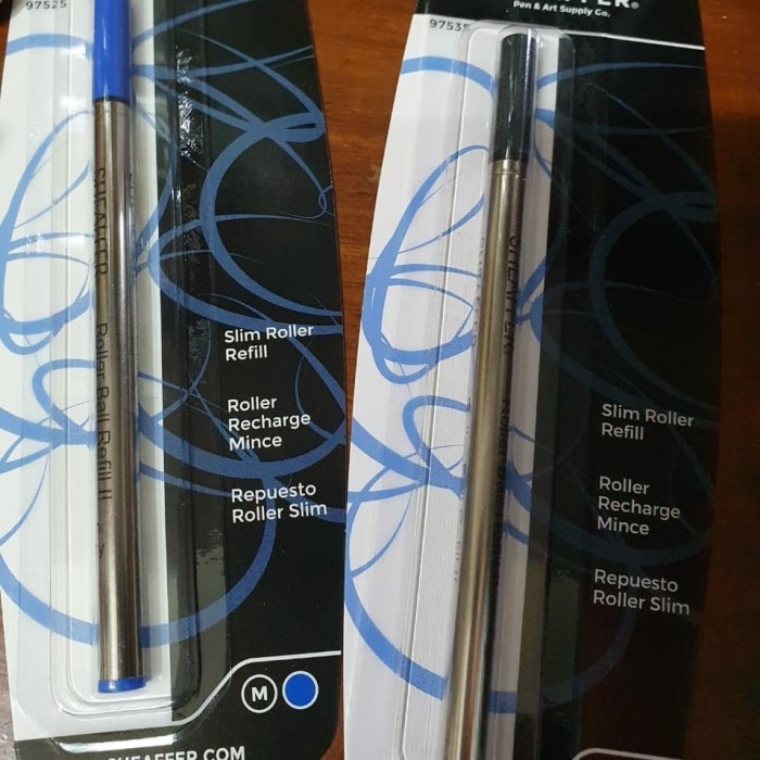 

[Best Seller] Refill Pen Sheaffer / Sheafer Rollerball II Slim / Feltip Hitam/ Biru - Hitam