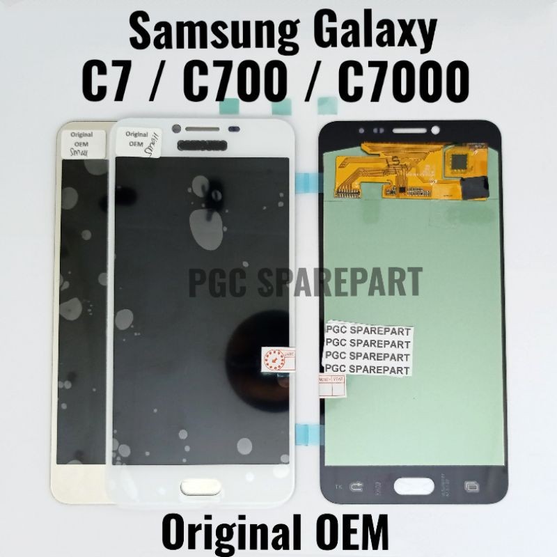 Original OEM LCD Touchscreen Fullset - Samsung Galaxy C7 C700 C7000