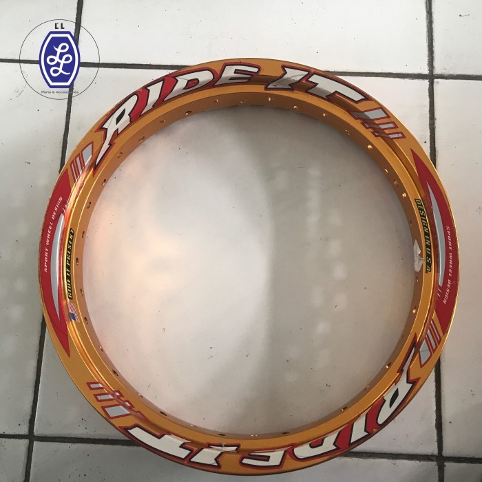 VELG RIM JARI-JARI RIDE IT 215 RING 14 GOLD