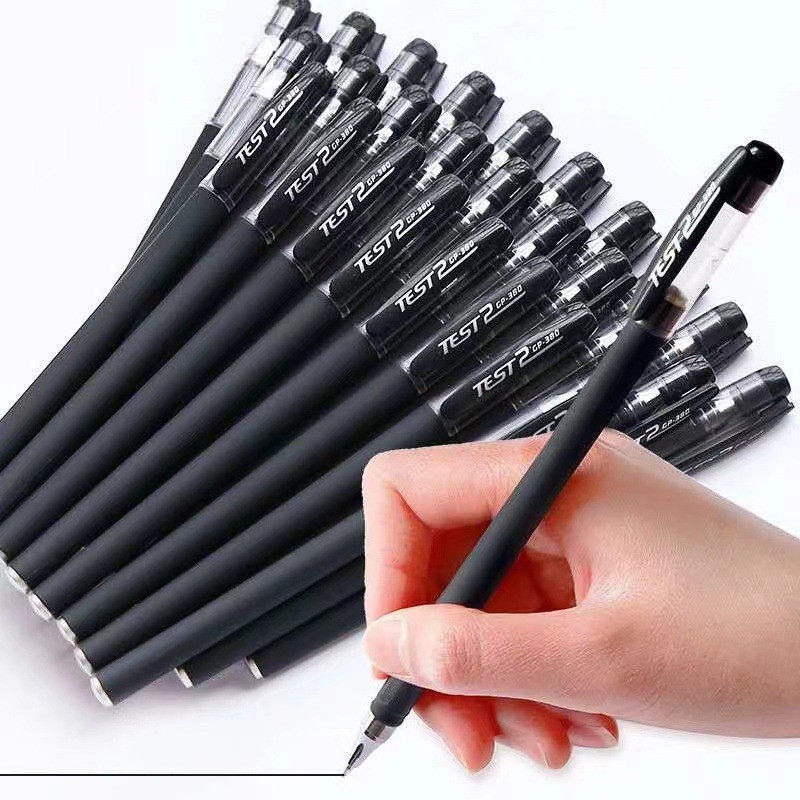 

10Pcs Gel Pen Black/Blue ink 0.5mm Refills Rods ballpoint pens For School Office Exam Supplies Stationery Office Accessories