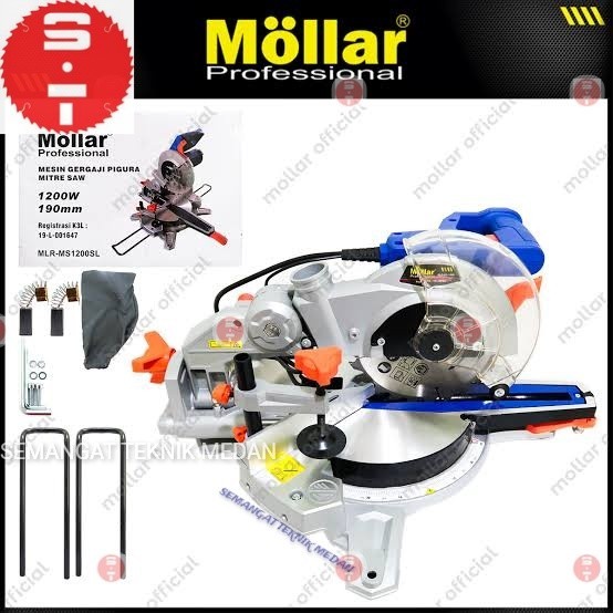 MS1200SL MITER SAW MITERSAW SLIDING GERGAJI 7" LASER MOLLAR MS 1200 SL