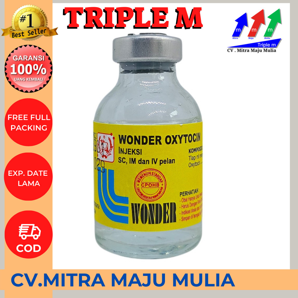 OXYTOCIN WONDER 20 ML MMM - Untuk Kelahiran dan Kesehatan Hewan