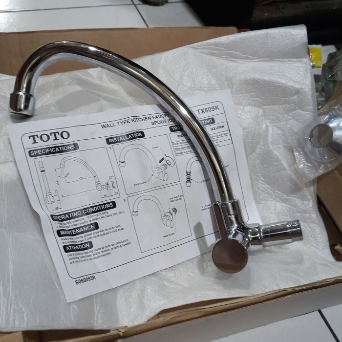 Kran Cuci Piring TOTO TX609K (Cold Only) Baru