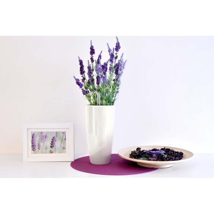 Pot Hydroponik Green Land Liquids-23 White - Hitam