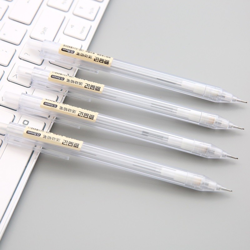 

transparent 0.5mm black Auto Student Supply School Creative Cute lapiseira A6892 Mechanical Pencil