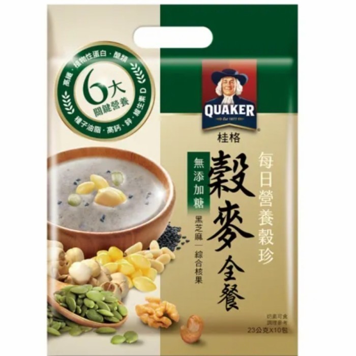 

Quaker Oatmeal instant Sereal Muesli Bergizi dengan 6 Nutrisi/menu die