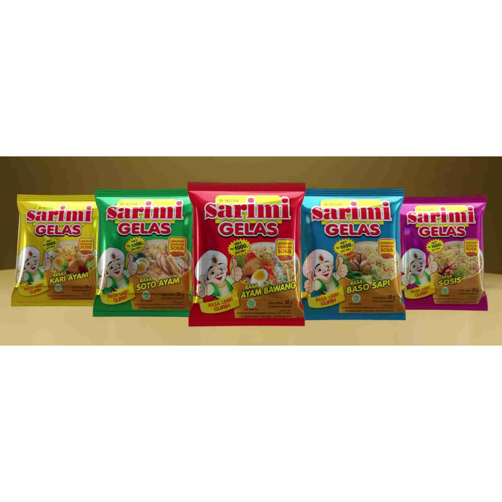 

Sarimi Gelas Renteng 30Gr X 10 Pcs - pengedarjajan
