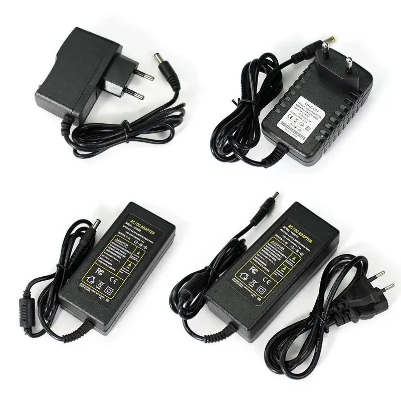 5V Konverter Adaptor Universal AC KE DC 220V 110V KE 5Volt 1A 2A 3A 5A 6A 8A 10A Dengan Konektor DC 