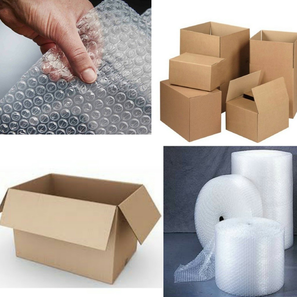 

Paking bubble wrap/ paking kardus