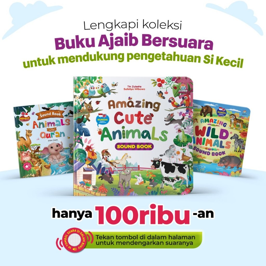 SOUND BOOK - Amazing Cute Animals Ziyadbooks