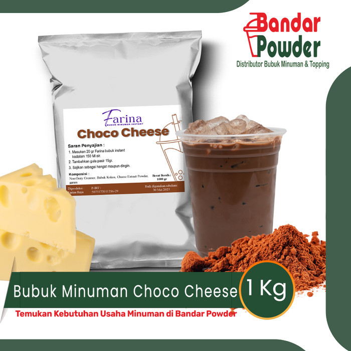 

Bubuk Choco Cheese premium 1kg - Serbuk Minuman Plain - Bandar Powder