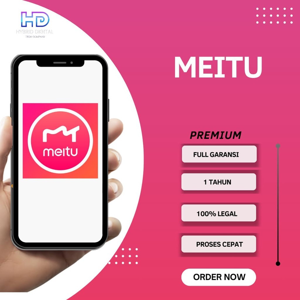 Meitu Pro Premium 1 Tahun For All Device [IOS & Android]