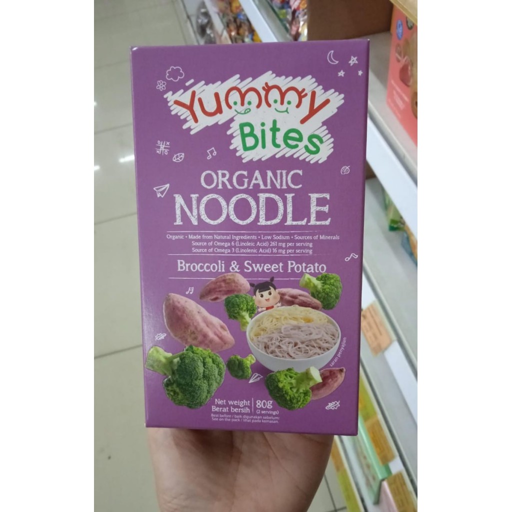 

Yummy Bites Organic Noodle Broccoli&Sweet Potato 80gram