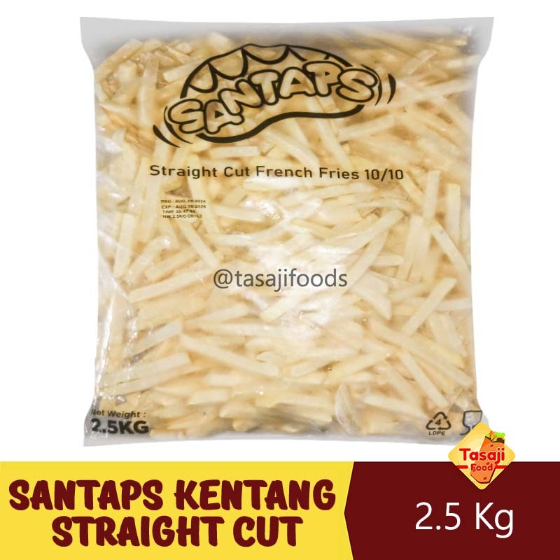 

Santaps Kentang Straight Cut Fries 2.5 Kg