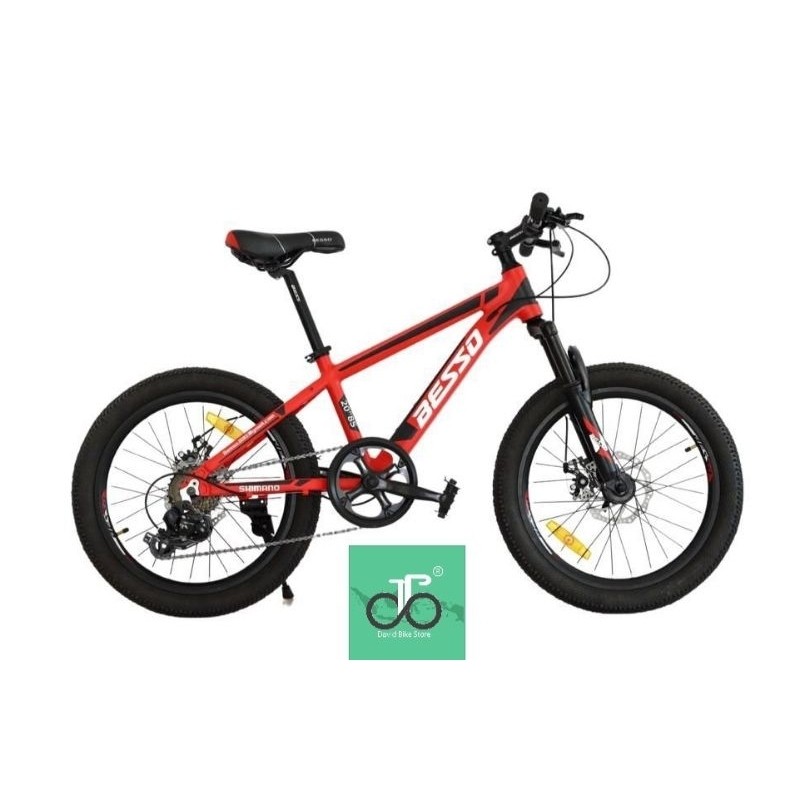 Sepeda MTB 20" Besso BES 020 AL (BSO 020 AL) Alloy 8speed