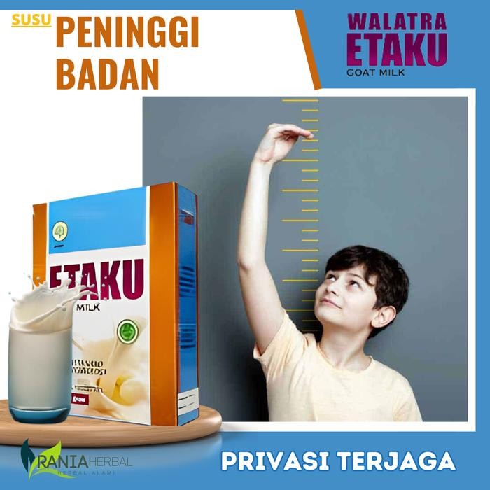 

[[PROMO]]BEST SELLER Susu Peninggi Badan / Susu Penumbuh Tinggi Anak / Vitamin High Calcium / Meninggikan Postur Tubuh / Susu Untuk Remaja Dewasa / Etaku Goat Milk / BPOM Dan Halal MUI