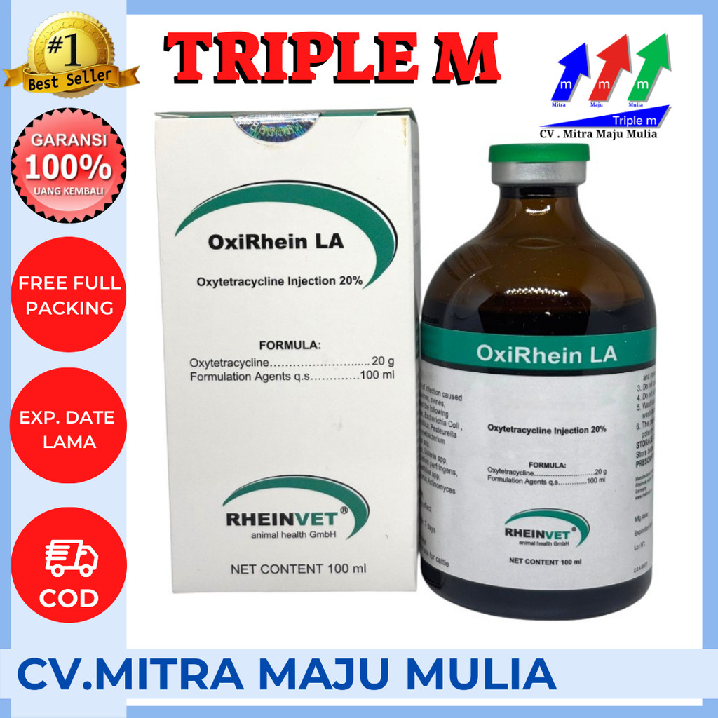 Oxirhein LA 100 ml SEPERTI LIMOXIN 200 LA