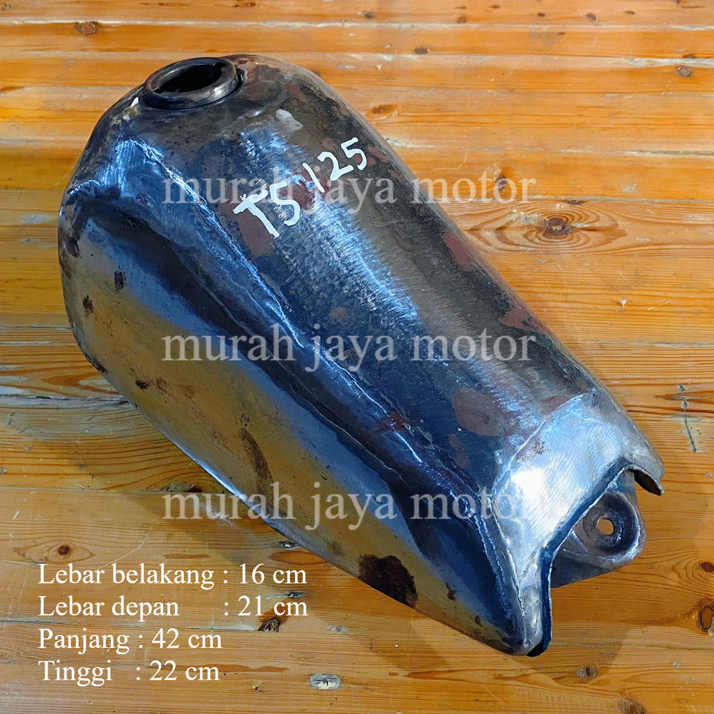 Tengki trail klasik model suzuki TS 125 tangki trail vintage suzuki TS trail jadul trail tua Klasik