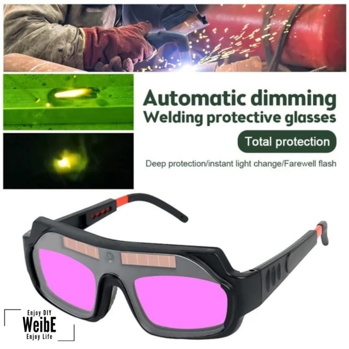 

Kacamata las otomatis auto darkening welding goggle