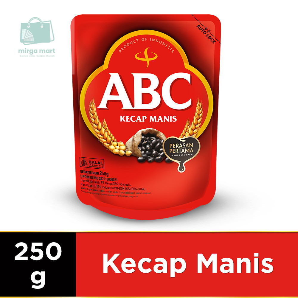 

Kecap Manis ABC 250 Gr Sari Kedelai Terbanyak mirga mart mlg