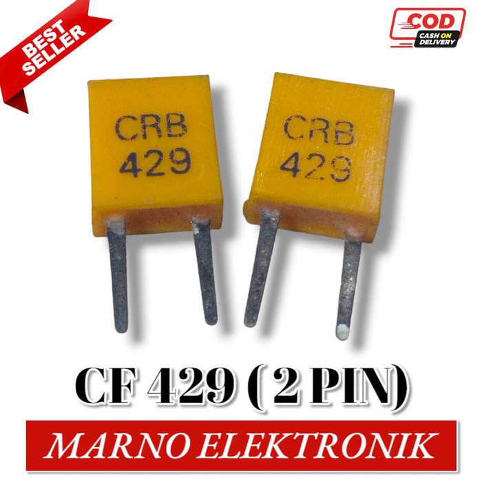 SGA05 CERAMIC CRYSTAL FILTER CF429 CF 429 2 PIN 2 KAKI KERAMIK KRISTAL