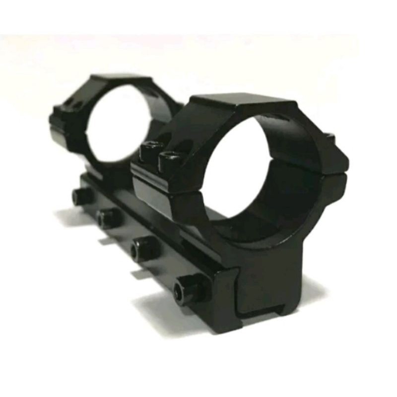 Termurah.. MOUNTING TELESKOP /MOUNTING ONE PIECE FULL METAL OD 25 Rel 11 bisa cod