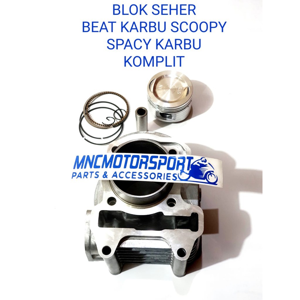 BLOCK BLOK SEHER BEAT KARBU SCOOPY SPACY KARBU KOMPLIT