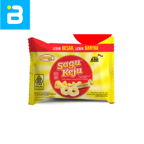 

Happy Time Kue Sagu Keju 90G