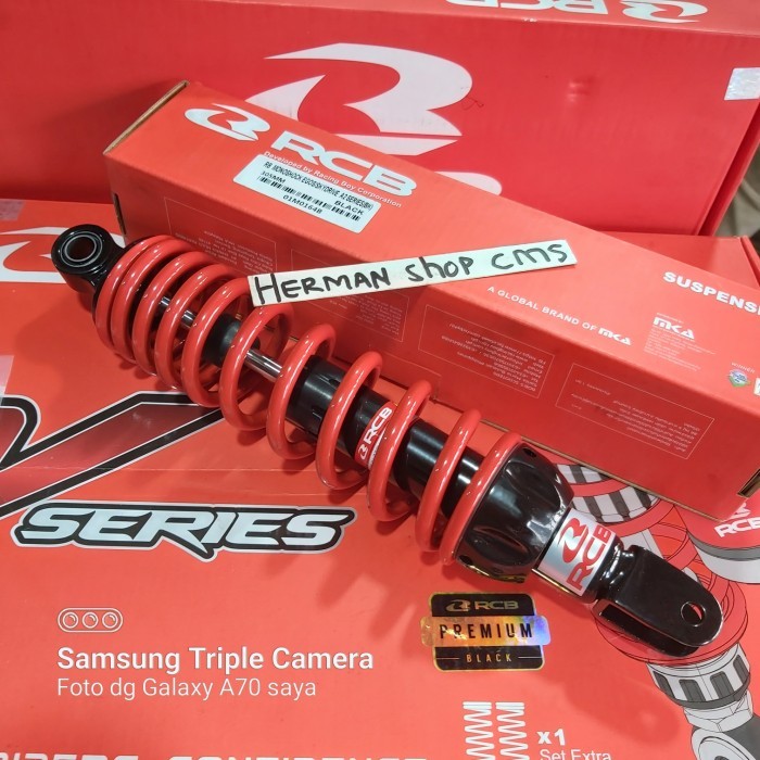 Shockbreaker Rcb mio A2 series 305mm / shock RCB mio 305mm series A2 - Merah, 330mm