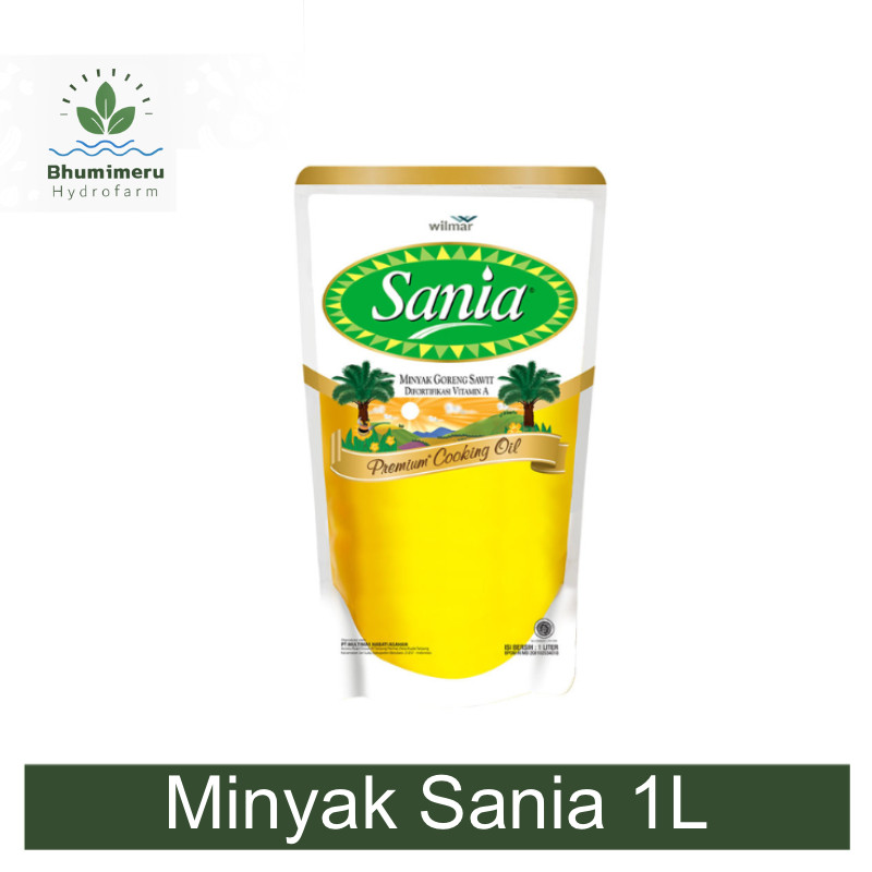 

Minyak Goreng Sania ukuran 1 Liter Kemasan Pouch