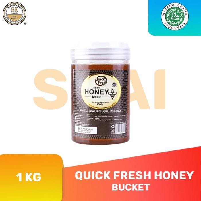 

Quick Fresh Honey Bucket 1000gr raw - Madu Asli