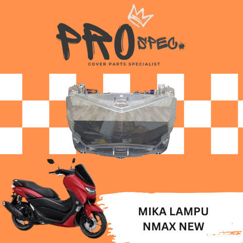 Win - Mika Kaca Lampu Depan Nmax Connected New 2021 2022 2023