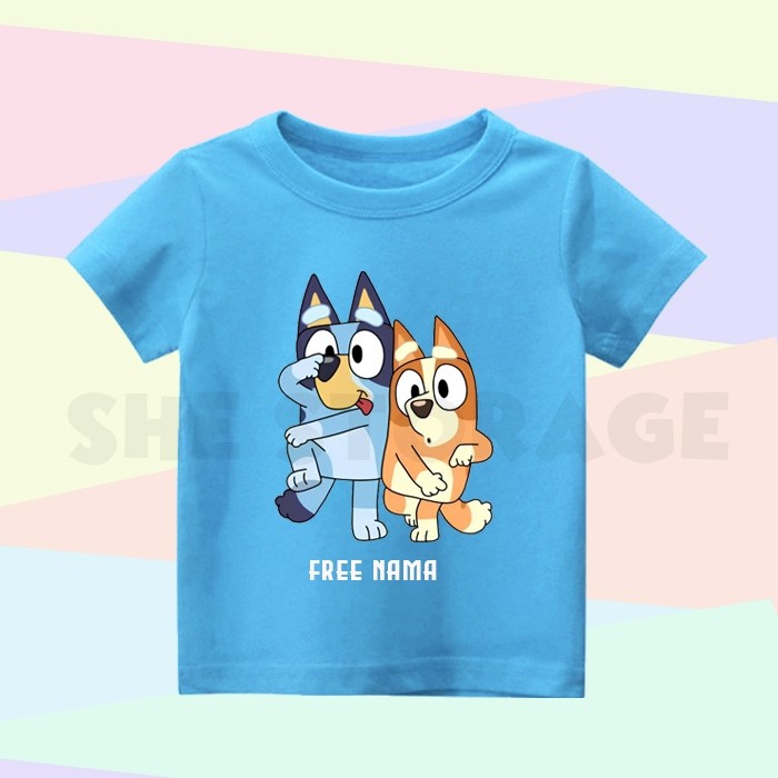 BAJU ANAK KAOS ANAK BLUEY BINGO
