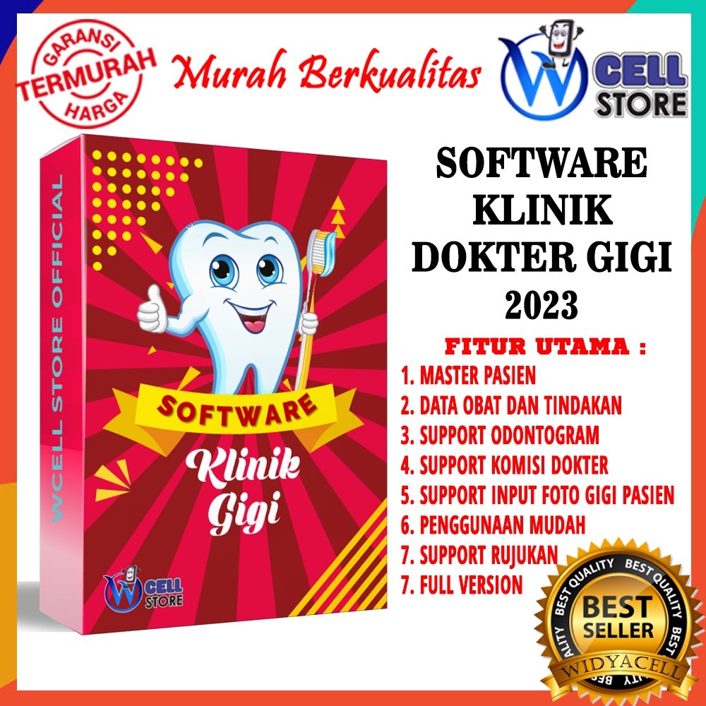SOFTWARE PROGRAM APLIKASI KLINIK DOKTER GIGI TERBARU 2023 BISA SERVER CLIENT