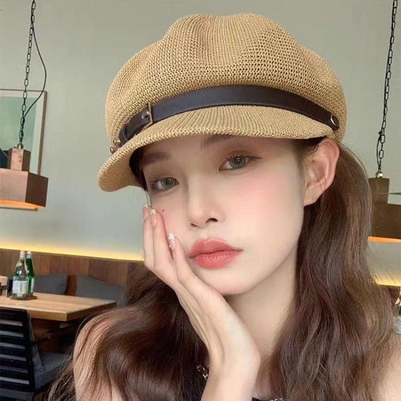 Caliloops Topi Baret Premium Rajut Wanita Dewasa Korean Style Soyeon