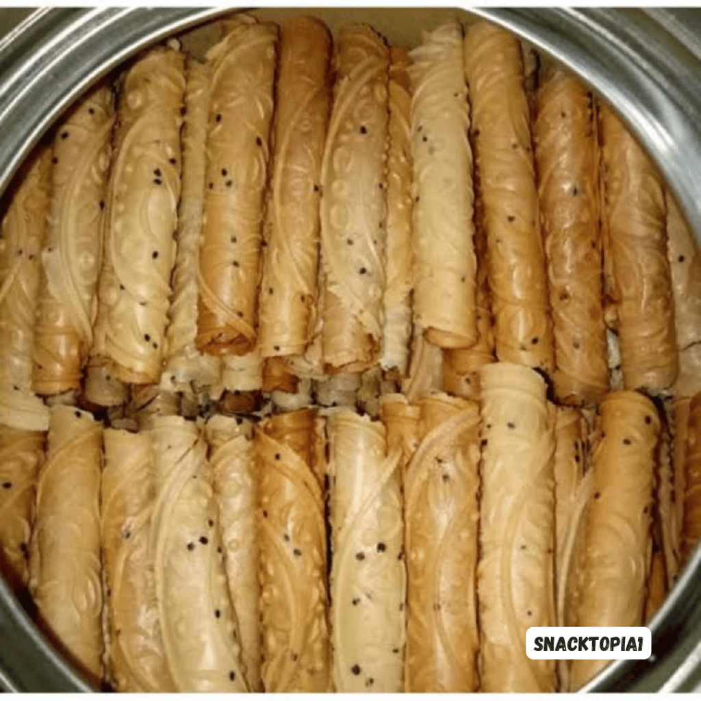 

CAMILAN VIRAL serena monde semprong roll kue egg roll 250gr semprong wijen egg roll semprong