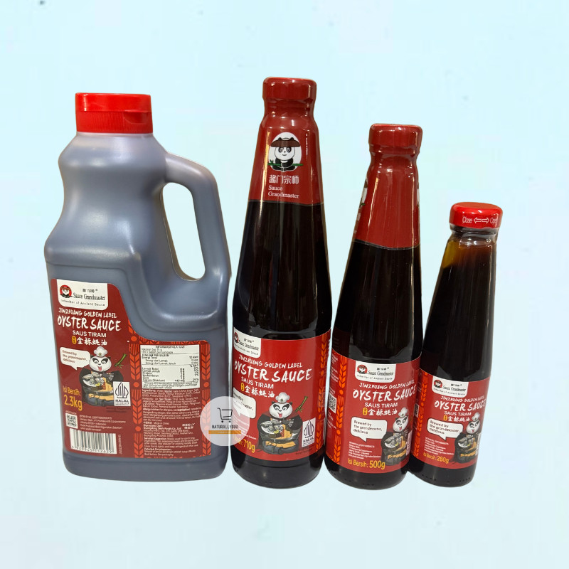

Grandmaster Saus Tiram / Oyster Sauce Ukuran 280g/500gr/710gram/2,3kg