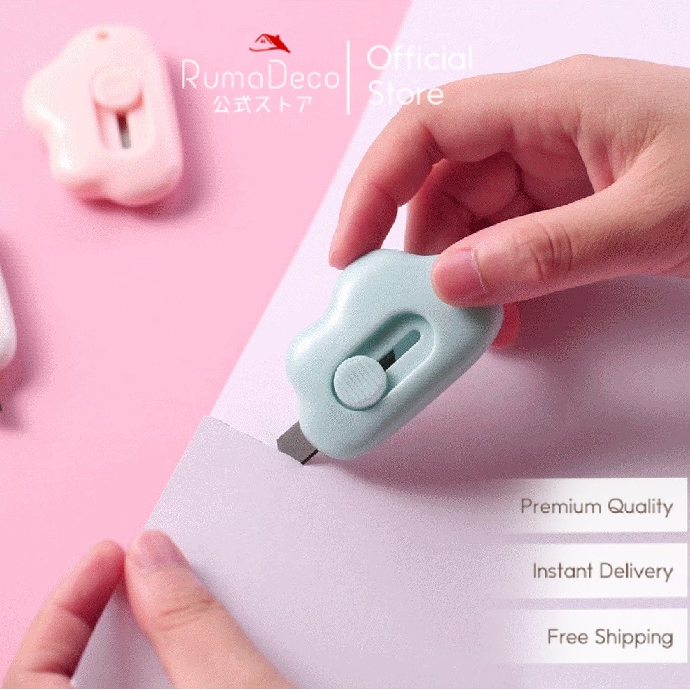 

「 RUMADECO 」 Mini Cutter Cutter Aesthetic Cutter Mini Bentuk Awan