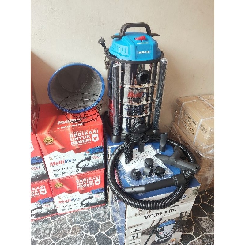 Vacuum cleaner MULTIPRO VC30-1RL Mesin penyedot debu 30 liter Vakum VC30 VC 30 - 1 RL TERBARU