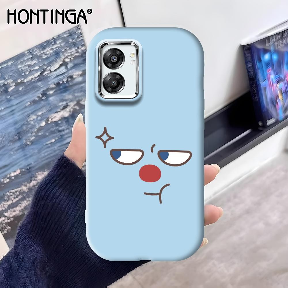 Hontinga Casing Hp Untuk OPPO A77 A77S A57 2022 5G Silikon Sofcase Cassing Softcase Fashion 5249 Sof