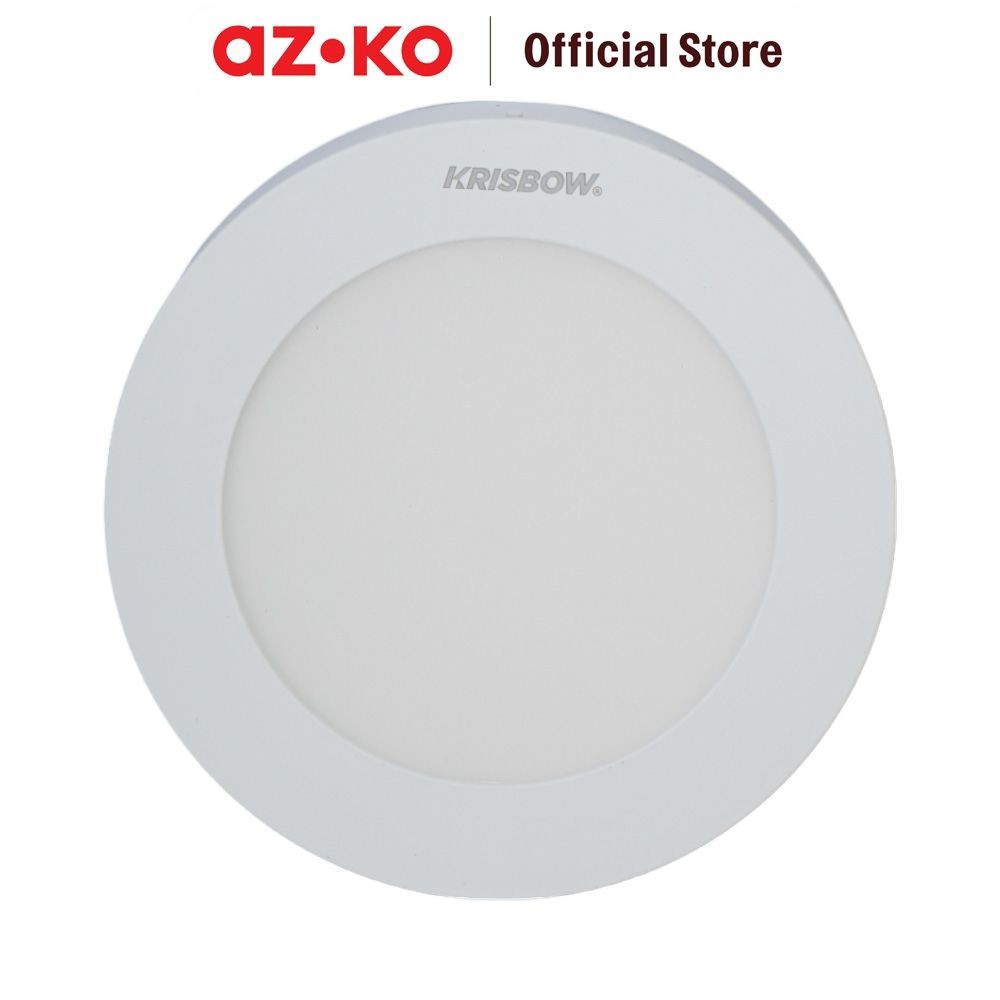 AZKO Krisbow Lampu Downlight Slim Outbow 12 Watt Warm White Round