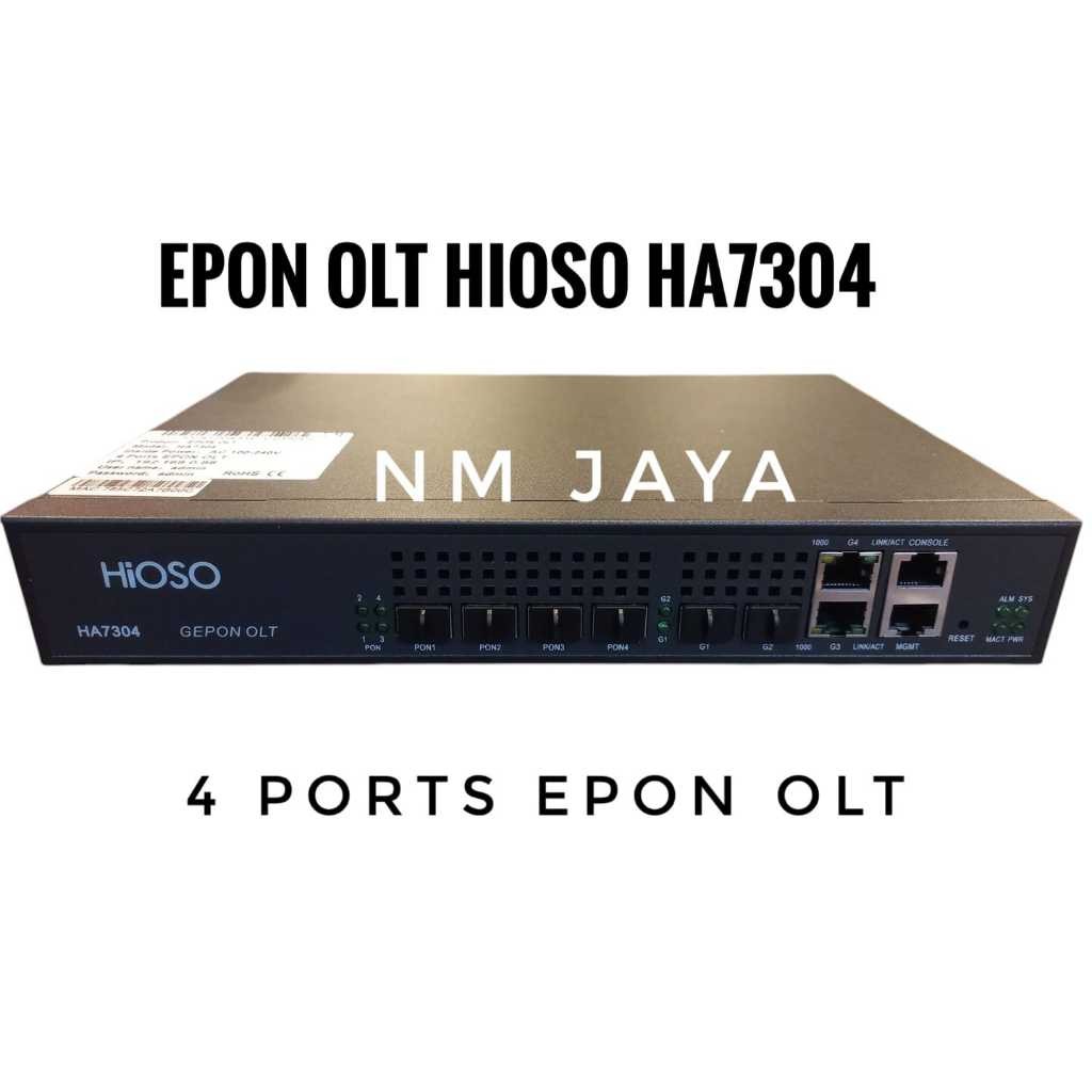 EPON ONU OLT HIOSO HA7304 MINI 4 PORT