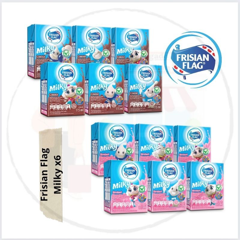 

FRISIAN FLAG Milky Susu UHT 6 x 115 ml - ARM